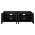 thumbnail image 5 of Evelyn&Zoe Molly Rectangular Fluted TV Stand for TV's up to 75" in Black Grain, 5 of 6