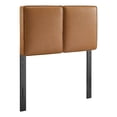 thumbnail image 1 of Pemberly Row Tête de Lit Moderne en Cuir Végan pour Lit Simple, Finition Beige, 1 of 8