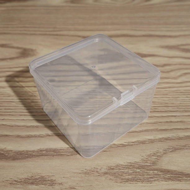 Caja de plástico transparente cuadrada Caja de almacenamiento de piezas rectangular cuadrada Caja de joyería Equipo de pesca Embalaje de flores de jabón Caja cuadrada