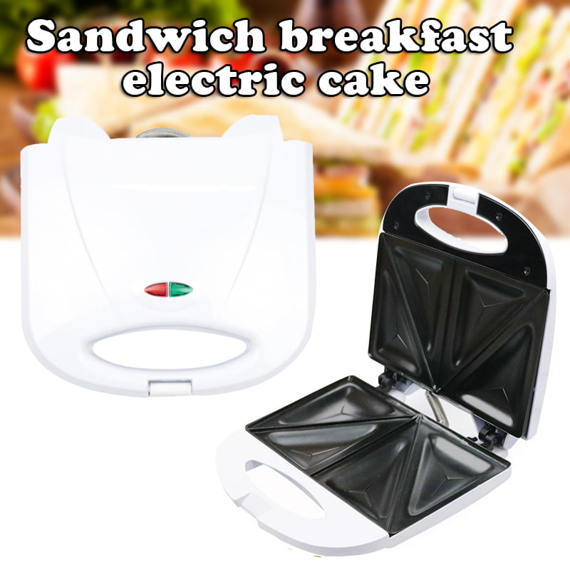 2-Slice Rectangle Mini Waffle Maker,Cake machine,Breakfast Machine,Toaster with Indicator Lights,Non-Stick Surface 