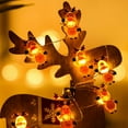 thumbnail image 5 of [Brand Promotion!]Copper Wire Snowman Santa Claus String Lights Decorative Lights Christmas String Lights for Wedding Party Christmas Tree for Indoor Outdoor Battery Operated, 5 of 6