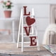 thumbnail image 4 of Decoración del hogar, decoración de habitaciones, decoración de paredes Escalera de madera para San Valentín Escalera del amor, 4 of 6