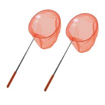 2X Outdoor Catching Catching Butterfly Net Fishing Net Bag Telescopic Fishing Net Tool Telescopic Catching Catching Net