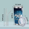 thumbnail image 2 of Mama Bear Gift Mama 20oz Tumbler with Lid and Straw Stainless Steel Insulated Tumblers Coffee Travel Mug Cup Gift 2 Cubs Bear Gift Mother‘s Day Gifts (Tumbler 2 Cubs), 2 of 6