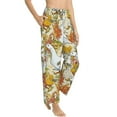 thumbnail image 2 of Daiia Ducks and Flowers Women's Sleep Pant with Pockets and Drawstring,Pajama Pants-Small, 2 of 9