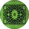 thumbnail image 1 of Ahgly Company Indoor Round Persian Green Traditional Area Rugs, 4' Round, 1 of 1
