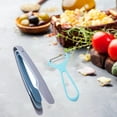 thumbnail image 5 of Sistema de la cocina para el nuevo apartamento casero, cuchillo de pelar del acero inoxidable del clip plástico de la comida 3 en 1, 5 of 5