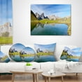 thumbnail image 3 of Designart Pyrenee in France Panorama - Landscape Printed Throw Pillow - 16x16, 3 of 4