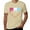 sand colour, variant on Baseball Drip Ice Cream Graphics T Shirt Athletic Running Gym Workout Short Sleeve Tee Tops for Men Women