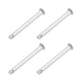 thumbnail image 5 of Uxcell Single Hole Clevis Pins 4mm x 40mm Flat Head 304 Stainless Steel Link Hinge Pin 4Pcs, 5 of 5