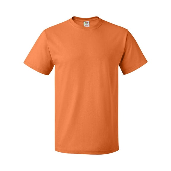 Fruit Of The Loom Mens HD Cotton Short Sleeve T-Shirt, 6XL, Tennessee Orange