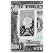 2023 Pamp Suisse Morgan Bar - 50 Gram Silver Bar in assay
