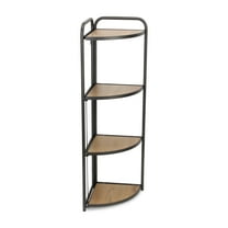 Cheungs 5955 Lefeld 4 Tier Foldable Corner Shelf