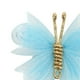 thumbnail image 4 of 2 pinzas para el pelo con forma de mariposa, pasadores portátiles para el pelo liso. Malla Azul, 4 of 9