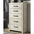 thumbnail image 6 of Signature Design by Ashley Cambeck 5 Drawer Chest in Whitewash, 6 of 6