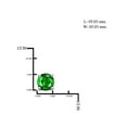thumbnail image 3 of JewelersClub 1.00 Carat T.G.W. Chrome Diopside Sterling Silver Stud Earrings, 3 of 4