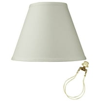 6x12x9" CLIP-ON FITTER Light Oatmeal Empire Hardback Lampshade