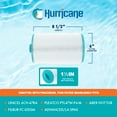 thumbnail image 3 of Hurricane 4 Pack HF6H47-01 Advanced Pool and Spa Filter Cartridge Replacement, 3 of 8