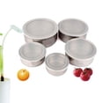thumbnail image 4 of Cuenco de Acero Inoxidable de 5 Piezas con Tapas Herméticas Sunnimix Tazones para mezclar con tapas, 4 of 8