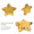 thumbnail image 3 of 1 piñata de estrella de papel dorado, ideal para fiestas de cumpleaños infantiles., 3 of 6