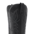 thumbnail image 4 of DREAM PAIRS Women's Cowboy Boots Mid Calf Chunky Heel Embroidery Stitched Cowgirl Western Boots, 4 of 6