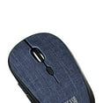 thumbnail image 3 of Adesso iMouse S80L 2.4Ghz Fabric Wireless Black Fabric Mini Optical Mouse, 5-Button, Blue, 3 of 8