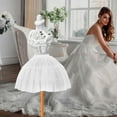 thumbnail image 4 of BESTONZON Underskirt for Women Lolita Skirt White 1Pcs, 4 of 6
