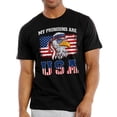thumbnail image 2 of FLAGWIX Patriotic Funny Eagle Gifts - My Pronouns Are USA, 4th Of July Gifts - Mens Shirts, 2 of 6