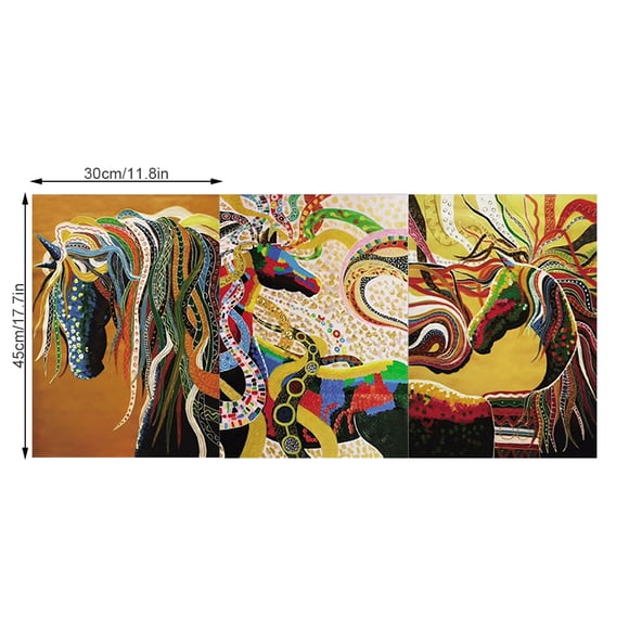 3Pcs Oil Painting Wall Artwork Picture Canvas Abstract Print Oil Paintings Home Decorations No Frame, xyt5996, 30x45cm