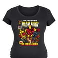 thumbnail image 3 of Marvel Iron Man - Comic Book Cover - Maternity Scoop Neck Graphic T-Shirt, 3 of 5