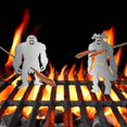 thumbnail image 4 of Hot Dog Asador Barbacoa Pincho Palo Barbacoa Tenedor Para Campfire Bonfire Grill Moyic OD014726-03, 4 of 6
