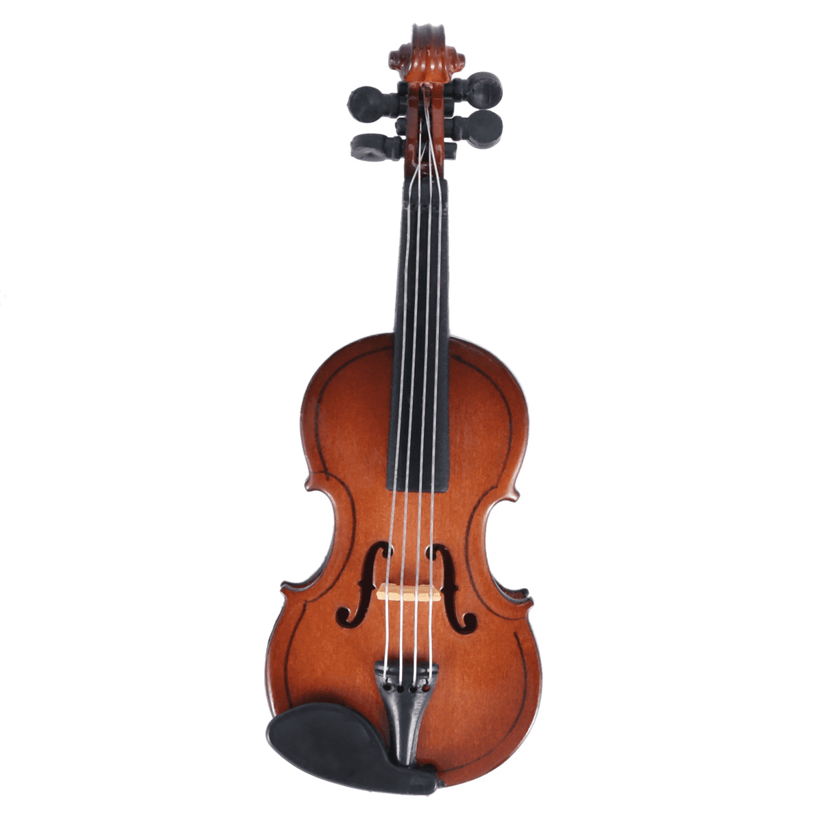 4X Gifts Violin Music Instrument Miniature Replica with Case, 8X3cm