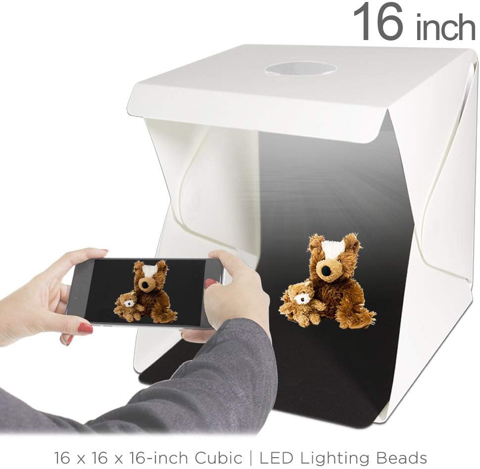 LS Photography 16inch Cubic 70 LED Light Foldable & Portable Photo