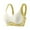 Yellow, variant on XUNKUSGA Bras for Women Anti-Sagging Women's Bras Comfortable No Underwire Seamless Bralettes for Women With Support Deep V Full Coverage Lightly Womens Bralettes