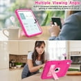 thumbnail image 4 of SUPNICE Case for iPad 6th/5th Generation (9.7-inch, 2018/2017),iPad Air 2nd Generation Case (2014) with Kickstand, Hybrid Shockproof Protective iPad 9.7 Case for Kids,Rose, 4 of 8