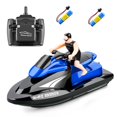 thumbnail image 1 of 809 RC Motorboat RC Boat High Speed Remote Control Boat for Pools Lakes 2.4Ghz Waterproof, 1 of 8