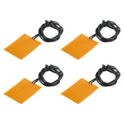 Uxcell Heater Film Heating Plate 4.2W 5V Polyimide Heat Pad Adhesive PI Heater Element Film 38mmx28mm Heater Strip, 4pcs