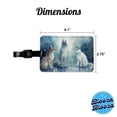 thumbnail image 3 of Cats In The Rain Faux Leather Travel Luggage Tag, 3 of 7