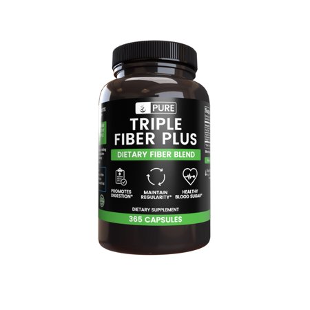Triple Fiber Plus (365 Capsules 2375 mg/Serving)