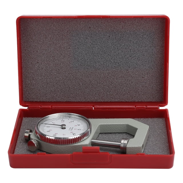 Probador de medidor de espesor, medidor de espesor de 0 a 20 mm Medidor de espesor preciso Probador de espesor Rendimiento finamente ajustado Jadeshay A