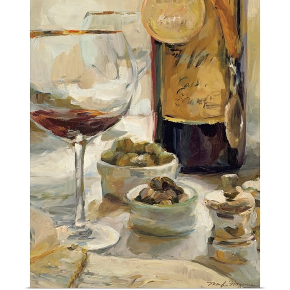 Great BIG Canvas | Rolled Marilyn Hageman Poster Print entitled Award Winning Wine I
