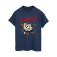 thumbnail image 1 of Looney Tunes Womens Taz Goal Goal Goal Cotton Boyfriend T-Shirt, 1 of 3