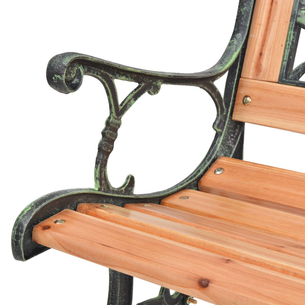 Kepooman 48" Outdoor Garden Metal Rose Bench for Deck Patio, Brown Kepooman 48" Outdoor Garden Metal Rose Bench for Deck Patio, Brown