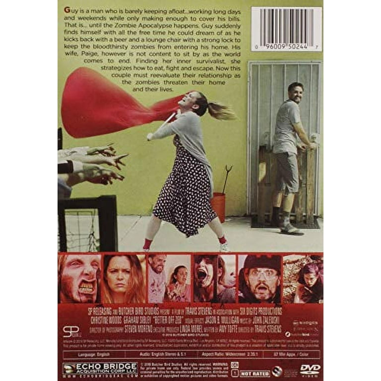 Better Off Zed (DVD), SP Releasing LLC, Horror - Walmart.com