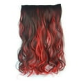 thumbnail image 2 of WIFKLSIIPG Color Highlights Five Clip Hair Extensions Curly Wig Piece Hair Curtain, 2 of 4