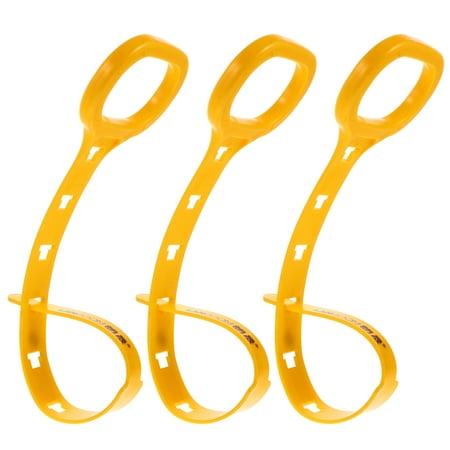 

3 Pcs 1 Bag Multipurpose Hose Organizers Sturdy Rope Storage Racks (Yellow)