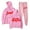 Pink, variant on JVKE Falling in Love Hoodie Jogger Pant 2 Piece Suit Fashion Sweatshirt&Trousers