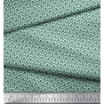 thumbnail image 3 of Soimoi Green Cotton Duck Fabric Scales Geometric Decor Fabric Printed Yard 56 Inch Wide, 3 of 3