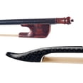 thumbnail image 4 of Arco de violín barroco 4/4 con mango de fibra de carbono y talón de ébano - 70.5 cm de longitud, 4 of 6