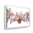 thumbnail image 3 of Designart 'Wildflower and Pink Roses' Farmhouse Framed Canvas Wall Art Print, 3 of 5